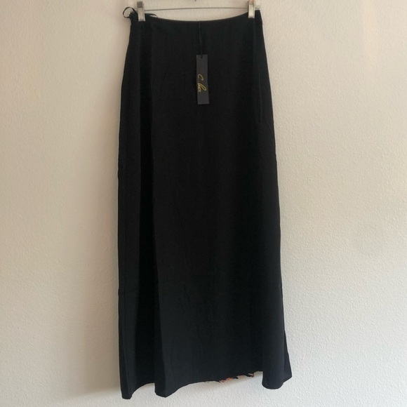 NWT C. Luce Pleated Maxi Skirt - Picture 4 of 7